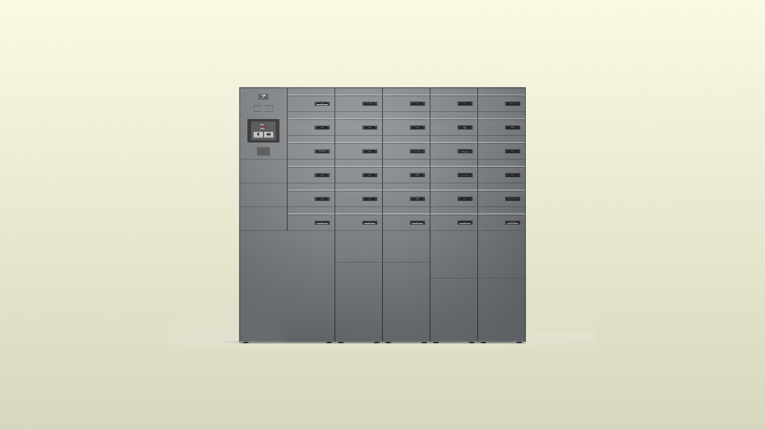 Renz Brief und Paketkastenanlage SISTEMA FLAT